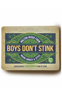 Boy's Don't Stink Soap - Warm Amber & Spice