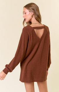 Brynna V-Neck Raglan Top