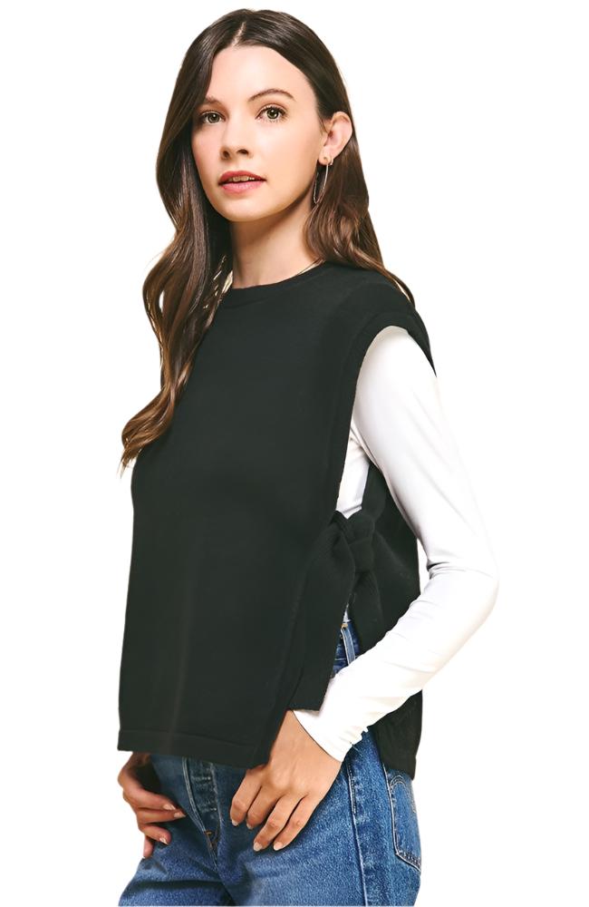 Alma Tie Sweater Vest