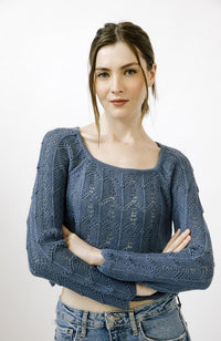 Audrey Slate Sweater