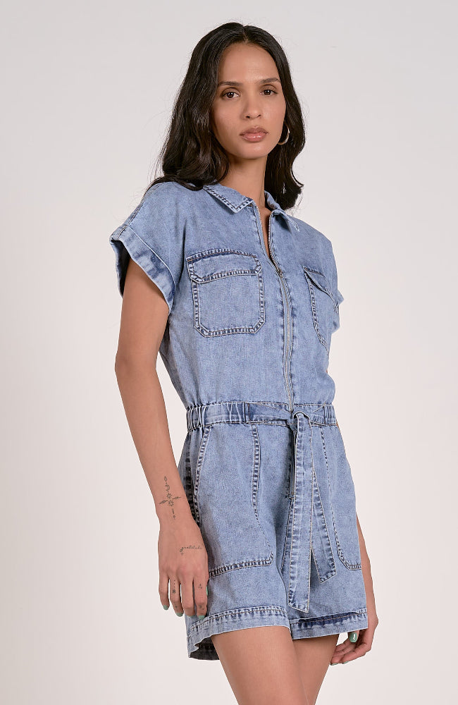 Chelsea Denim Romper