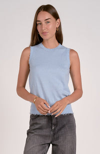 Presley Blue Knit Top