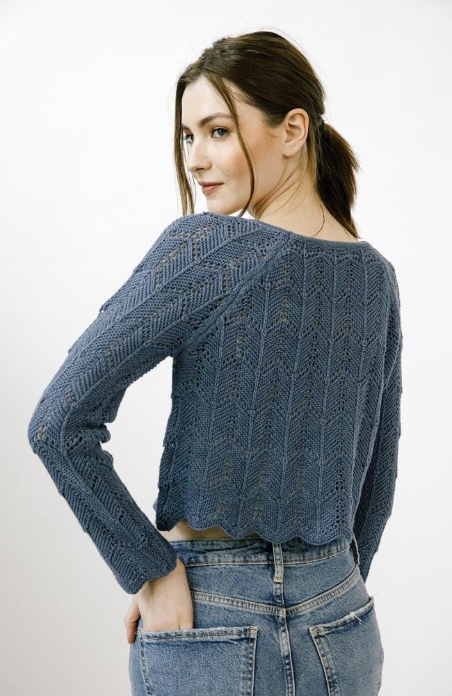 Audrey Slate Sweater