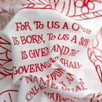 For to Us a Child Is Born Towel