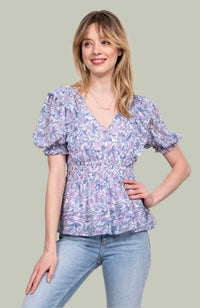 Margot Floral Top