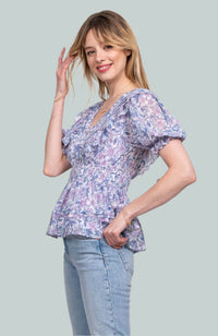 Margot Floral Top