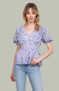 Margot Floral Top