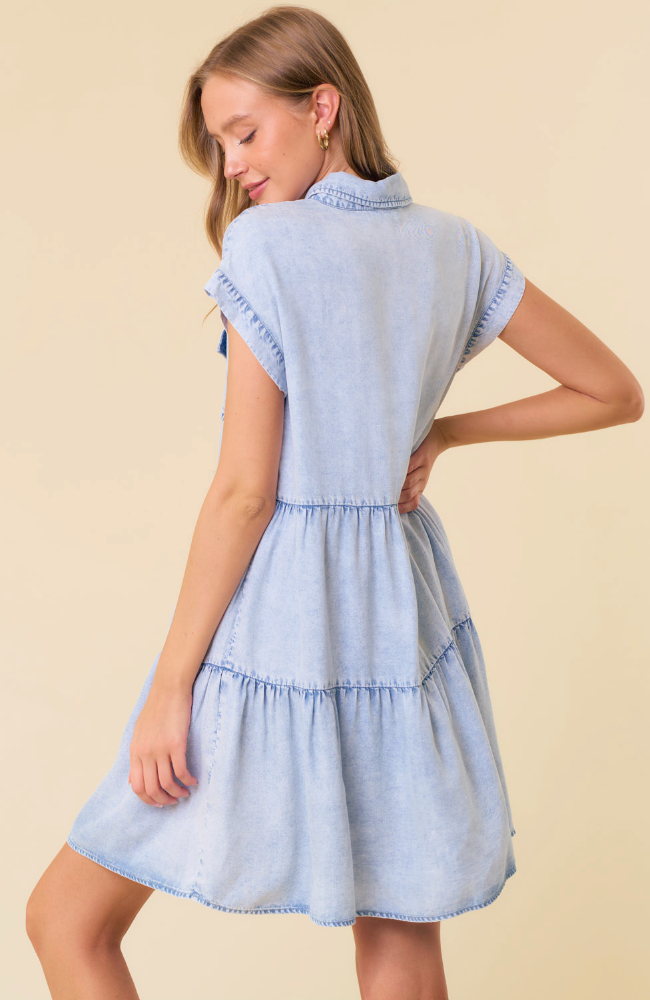 Hailey Button Down Tencel Dress