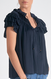 Valerie Ruffle Top