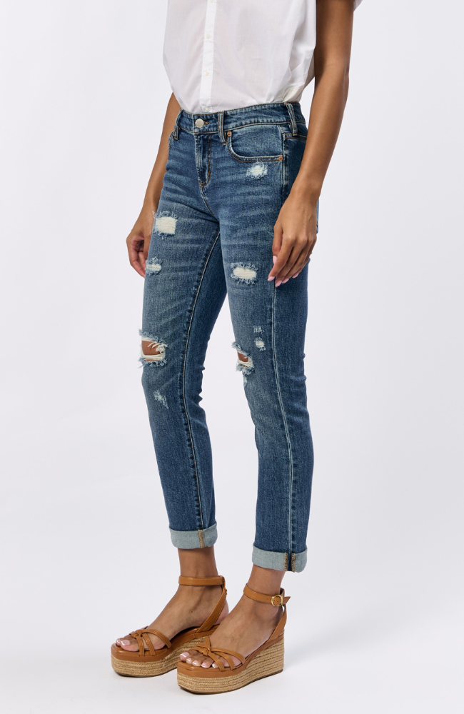 Blaire Cuffed Jeans - Boston