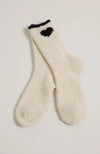 Navy Heart Socks