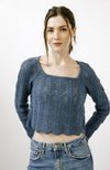 Audrey Slate Sweater