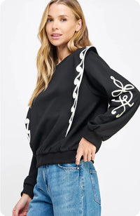 Emmaline Embroidered Sweatshirt