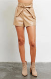 Courtney Faux Leather Shorts