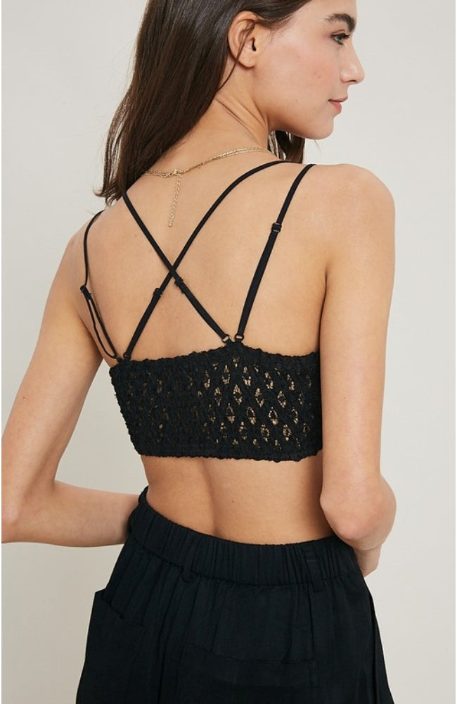 Marie Crocheted Lace Bralette – The Indigo Sol